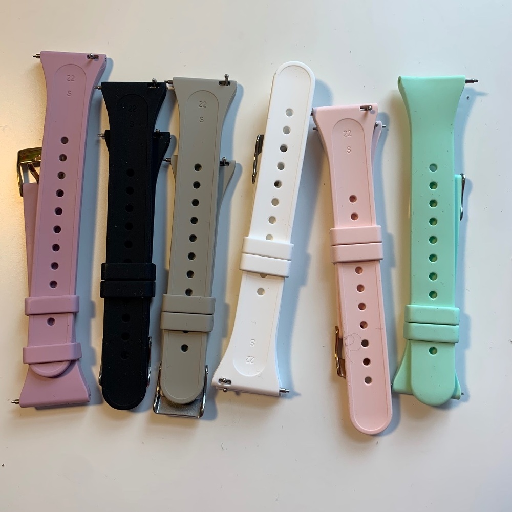 Mix‎ & Match Comfort – Set of 6 Versa-Compatible (Versa 2 ou Lite) Watch Bands